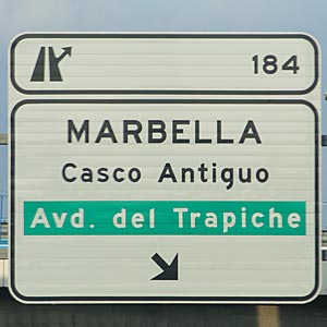 Marbella: Avd. del trapiche
